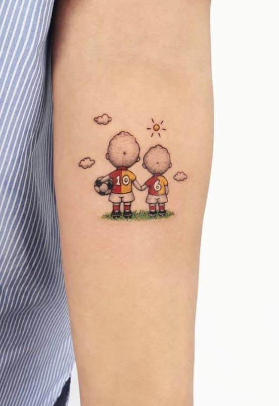 character tattoo on arm for girl