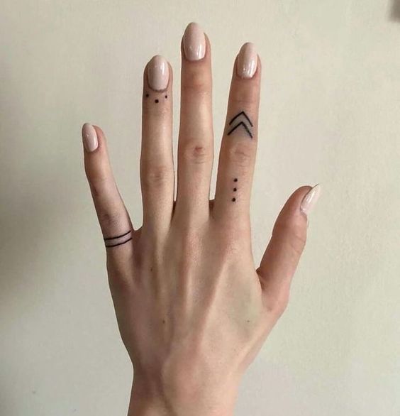 finger tattoo designs for girls