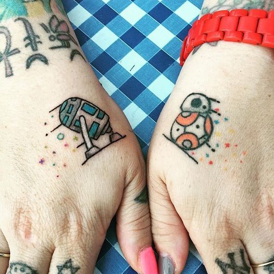 small hand tattoos for ladies