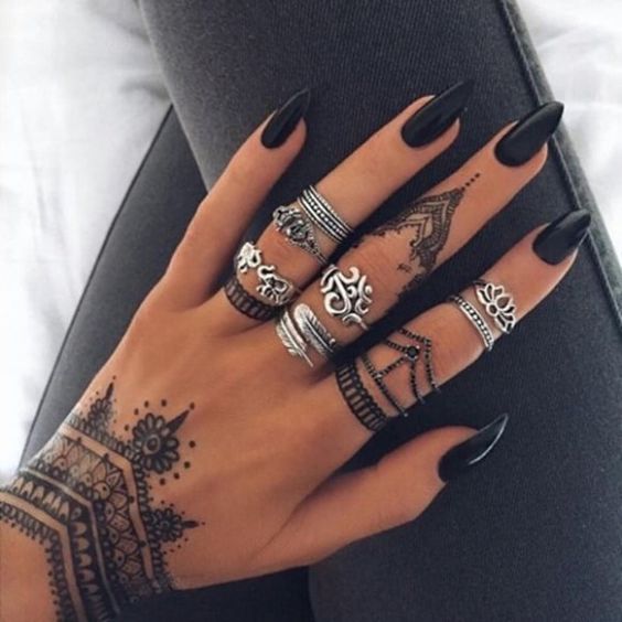 henna wrist tattoo for women