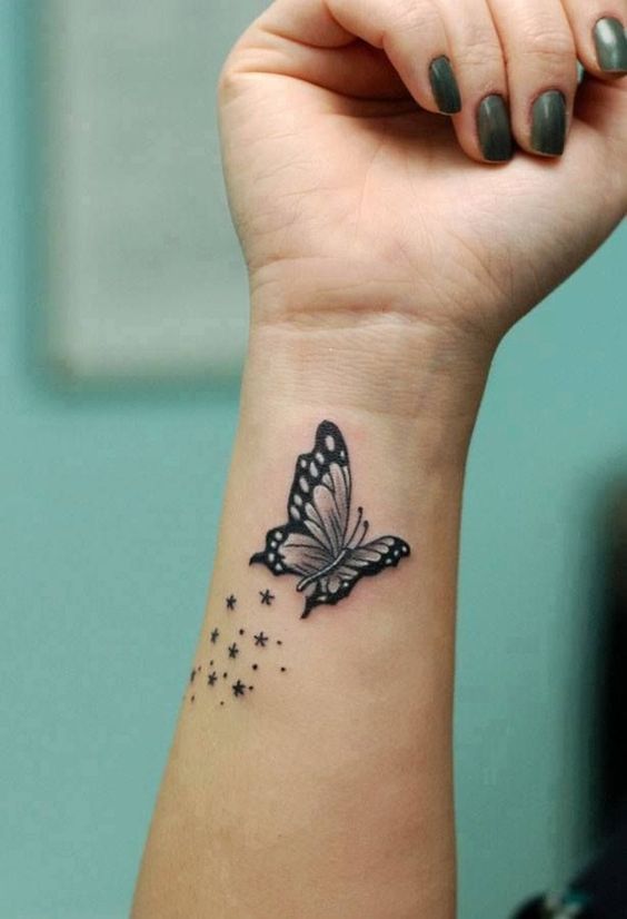 beautiful wrist tattoo for girl