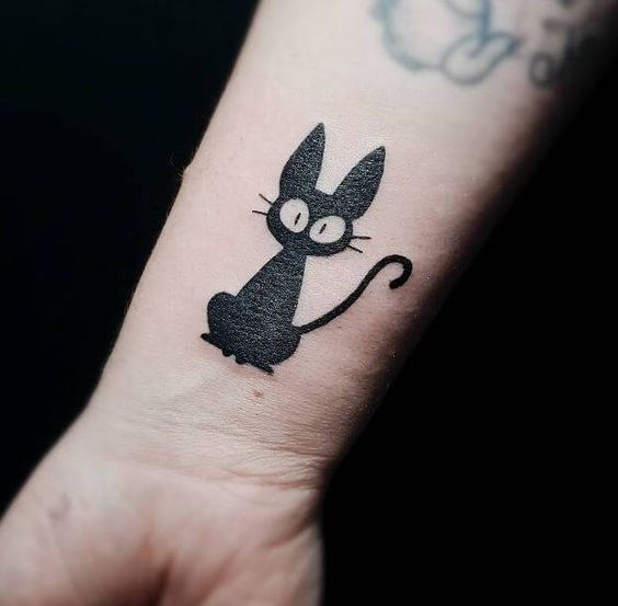Cat Eye Tattoo on wrist