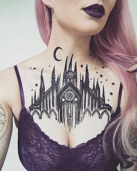 home Chest Tattoos for women