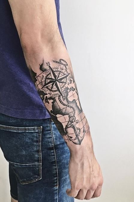 Anchor Tattoo on Wrist