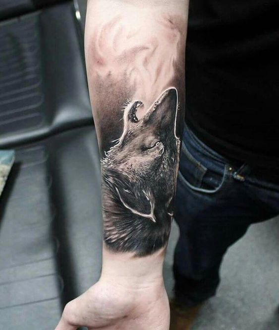 Wolf Tattoos on Wrist