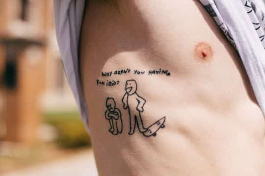 Rib Tattoos for Men