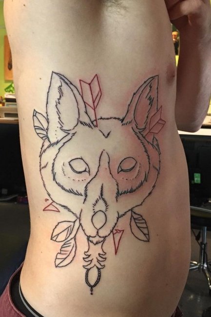 Animal Face Tattoo