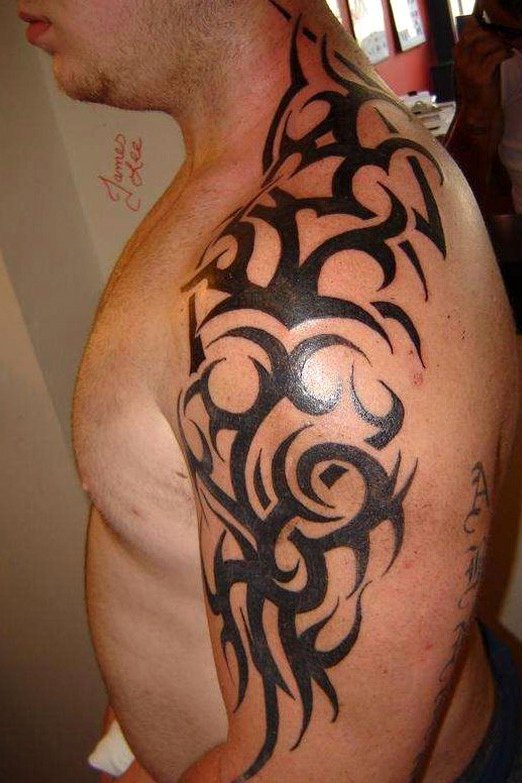 Tribal Shoulder Tattoos