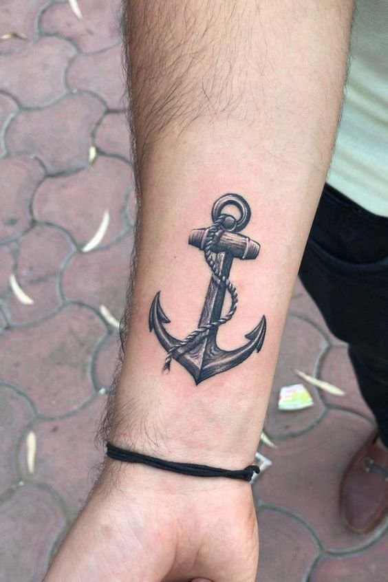 Wrist Anchor Tattoo