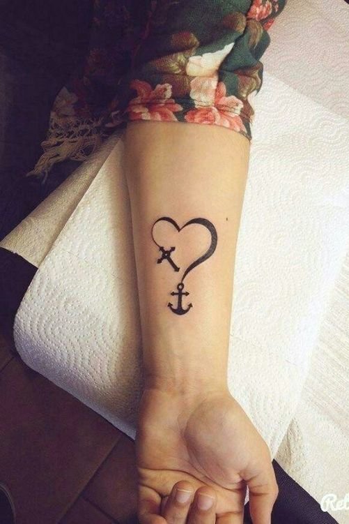 anchor tattoo on hand