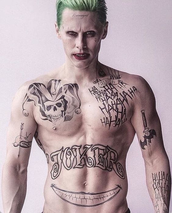 Joker Chest Tattoos