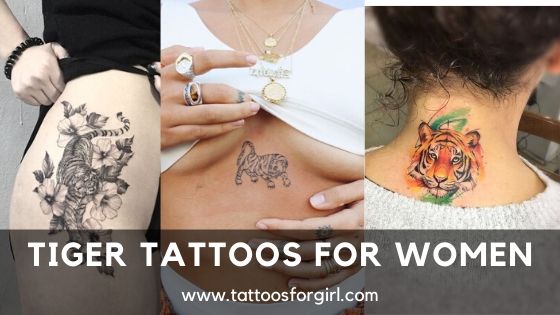 Tiger Tattoos for women