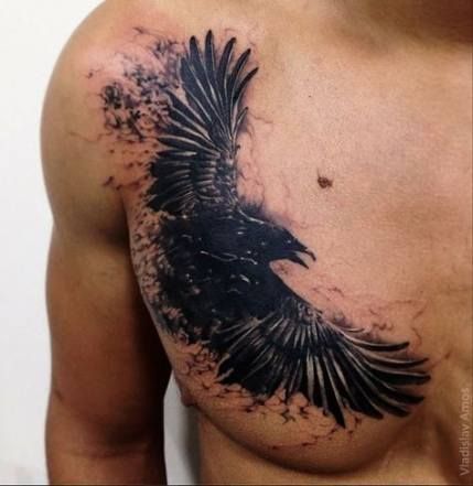 viking tattoo on chest