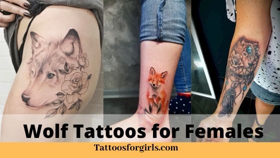 Wolf Tattoos for Females