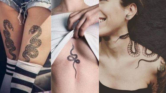 Snake Tattoos for Girls Thumbnail