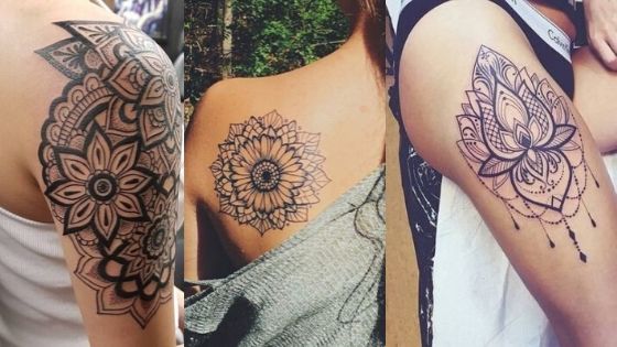 mandala tattoos for women thumbnail