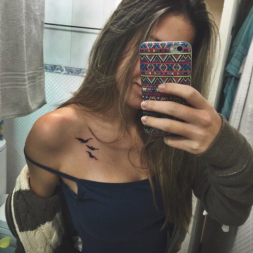 bird tattoos for women on shoulder