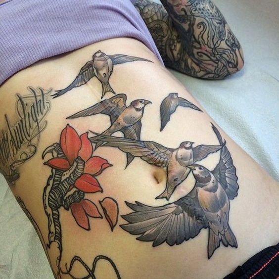 Stomach Tattoos for Women picture