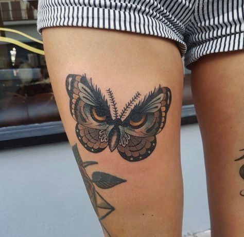 butterfly tattoos for women on thigh