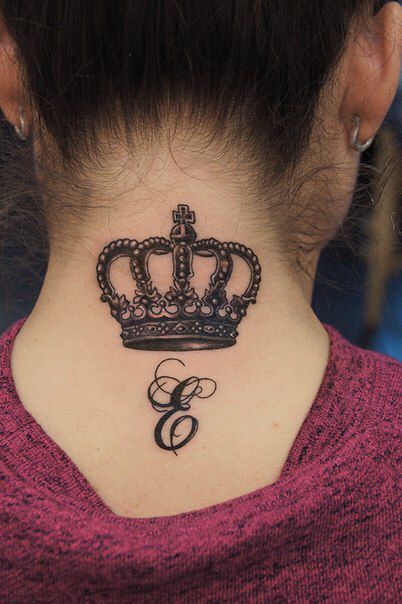 Crown Tattoo on Back