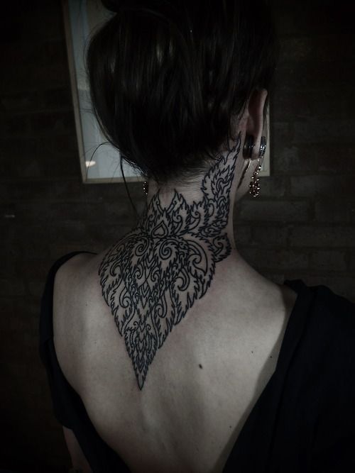 Unique Tattoo designs ideas for back neck