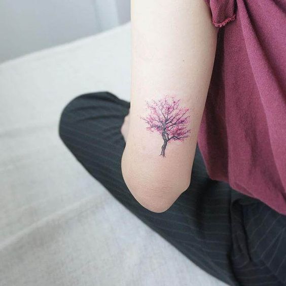 Tree Tattoo on upper arm