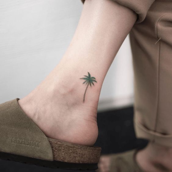 Tree Tattoo on foot