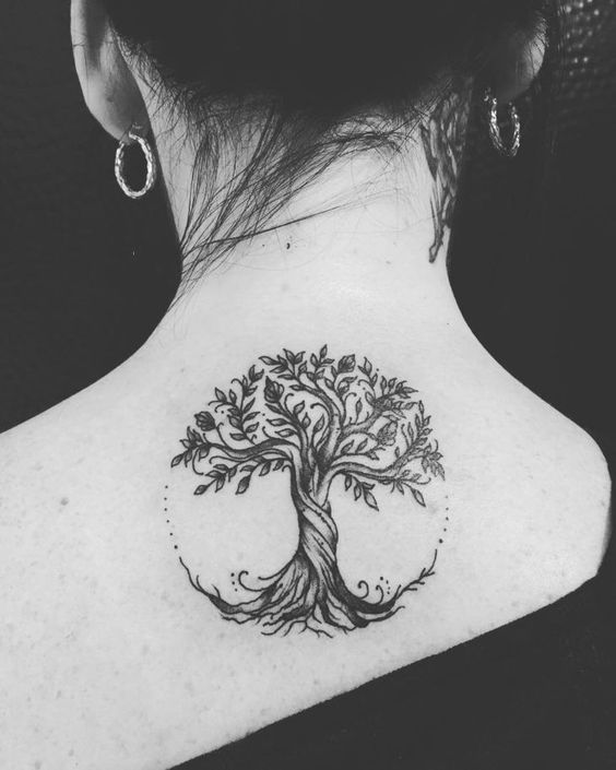 Tree Tattoo on back