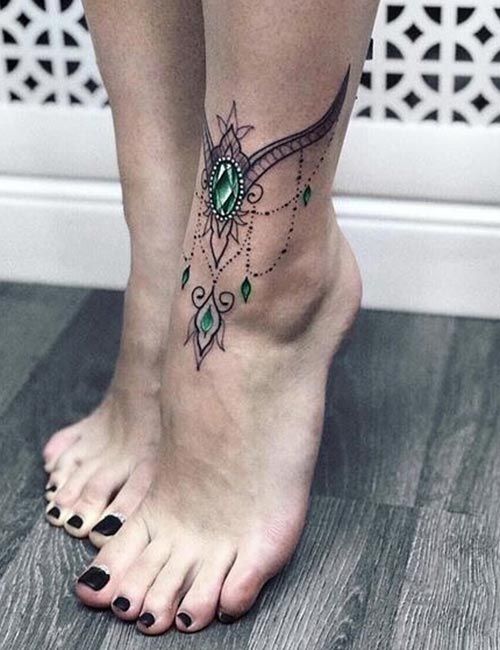 Bracelet Tattoo ideas on ankle